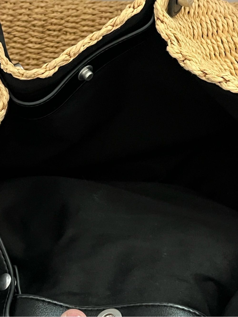 AllSaints ALLINGTON WOVEN TOTE BAG $199 NEW - Picture 6 of 10